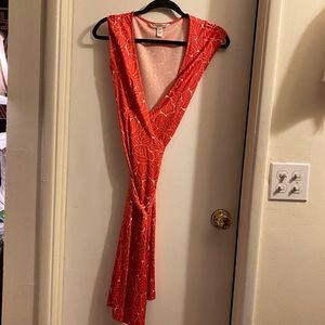 DVF Sill wrap dress size 0. Excellent condition.